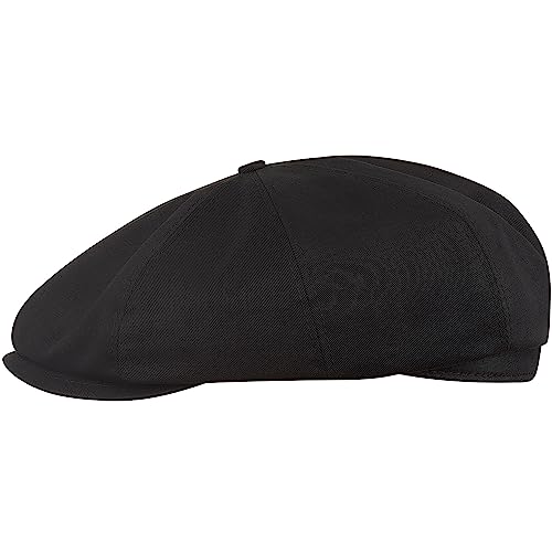 Sterkowski Shelby Mütze | Baumwolle Schiebermütze für Herren | Schiebermütze Herren Schirmmütze Herren Ballonmütze Herren Gatsby Mütze Paperboy Cap Newsboy Cap Flat Cap 54 cm Schwarz von Sterkowski