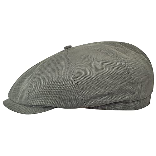 Sterkowski Shelby Gatsby Mütze | Baumwolle Schiebermütze | Herren Shelby Cap Gangster Mütze Klassische Sommermütze Premium Baumwollcap Freizeitmütze Herren Retro Kappe Herren 57 cm Graphitgrau von Sterkowski