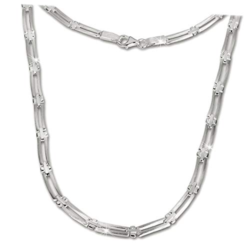 SilberDream 45,5cm Collier Kette Trendy matt Silber Damen Halsschmuck D1SDK407 von SterlinX