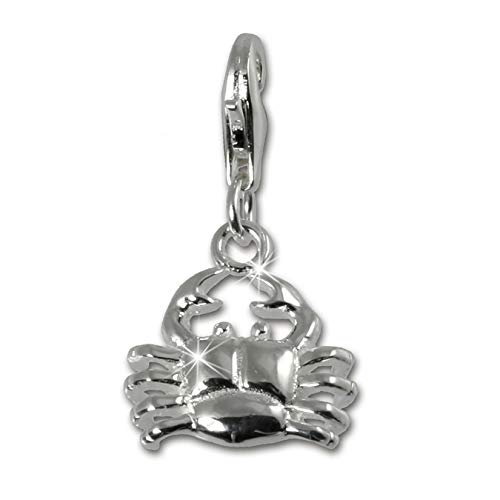 SilberDream 925er Charm Krebs Sternzeichen Echt Silber Schmuck Anhänger D1FC7107 Silber Charmsschmuck von SilberDream für die Frau von SterlinX