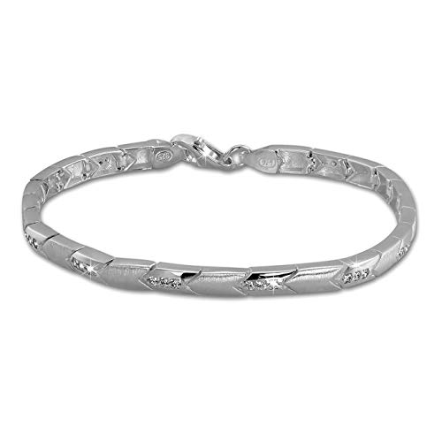 SilberDream Armband 19cm 925er Sterling Silber Pfeil weiß Damen Schmuck D3SDA451W Silber Armschmuck für die Frau von SterlinX