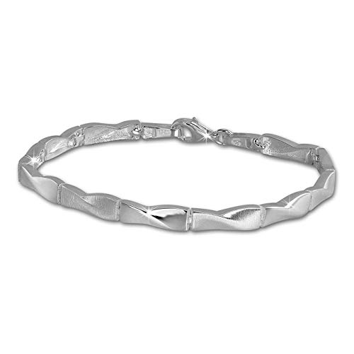SilberDream Armband Damen Zopf 925er Sterling Silber 18,8cm Armschmuck D1SDA463J von SterlinX