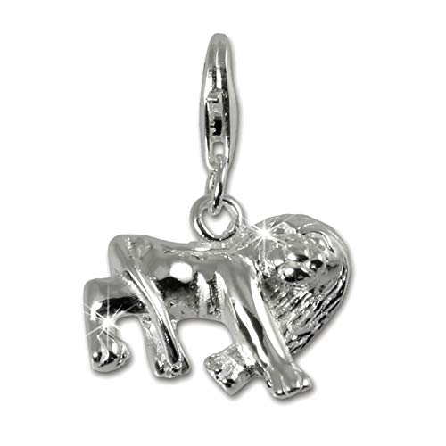 SilberDream Charm Schmuck Anhänger Löwe Sternzeichen 925 Echt Silber D3FC7108 von SterlinX