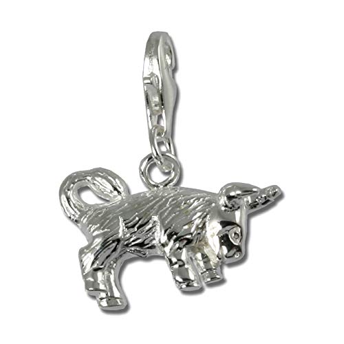 SilberDream Charm Schmuck Anhänger Stier Sternzeichen 925 Echt Silber D3FC7105 von SterlinX