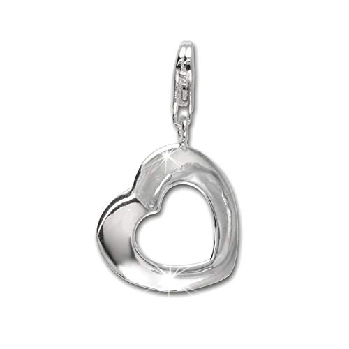 SilberDream Charm Schmuck Armband Anhänger Herz 925 Echt Silber D3FC3012 von SterlinX