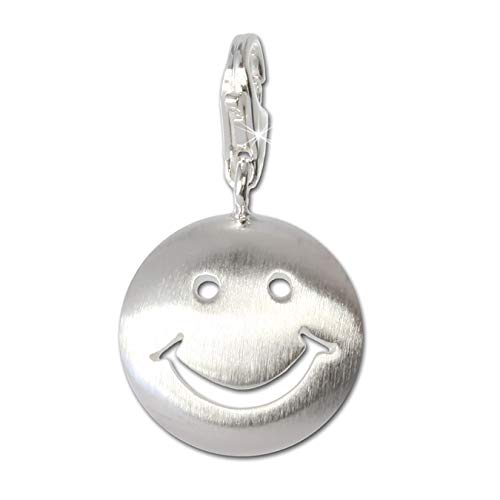 SilberDream Charm Schmuck Armband Anhänger Smiley 925 Echt Silber D3FC3111 von SterlinX