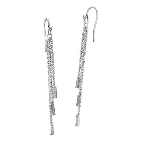 SilberDream Damen Ohrringe 3er Kettchen Ohrhänger 925 Silber Schmuck - hochwertiger Marken-Artikel ideal als Geschenkidee für Geburtstag Hochzeit D1SDO6706J von SterlinX