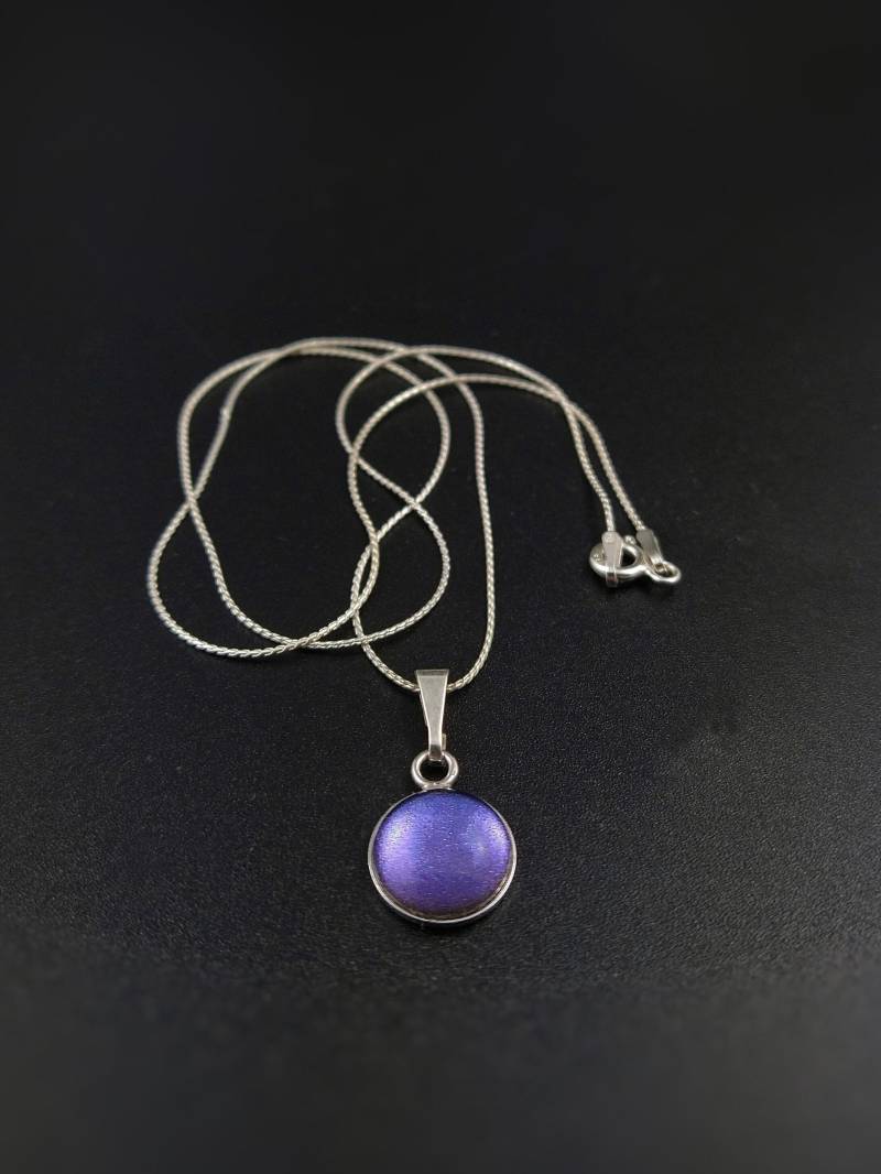 Peri Sterling Silber Charm Halskette, Rhodiniert = Hypoallergene Anhänger Mit Kette, 925 Halskette - 10mm von SterlingChameleon