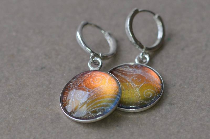 sterling Silber Ohrringe Boho Anhänger Ohrhänger Und Tropfen Hängeohrringe Ag925 von SterlingChameleon