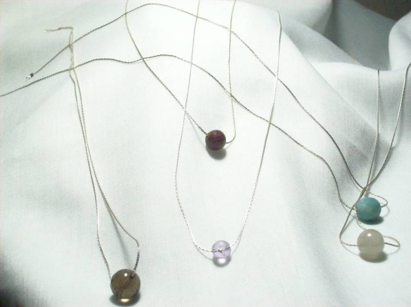 Discokugel Anhänger, in Rubin, Amethyst, Quartz, Adventurine, Rauchquarz. Nicht Ihre Normale Halskette. Im Bereich Von 3 - 13 Tcw von SterlingDragonDesign