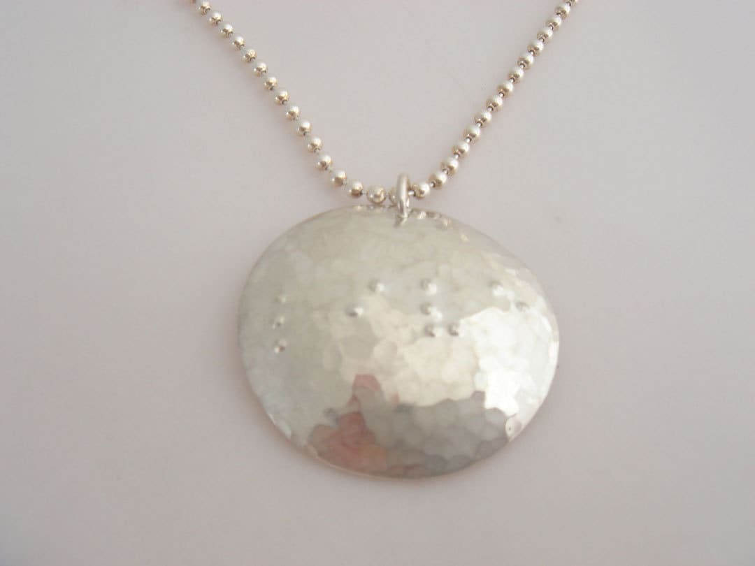 sterling Silber Braille Anhänger sterling Silber Braille Anhänger von SterlingEchoes