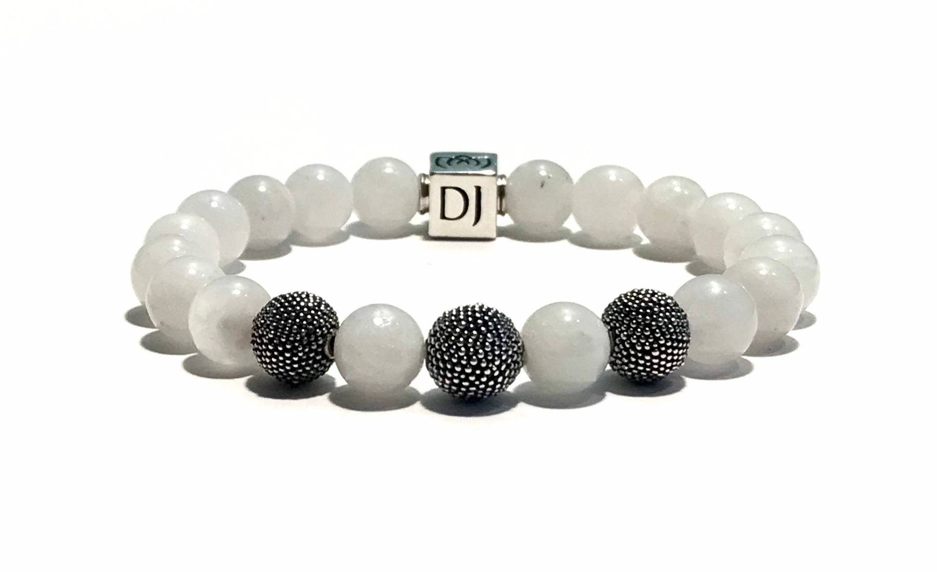 Dan Joseph Designs Armband Mit Regenbogen Mondstein Und 925 Sterling Silber Bali Perlen Dan Joseph Designs Armband Mit Regenbogen Mondstein Und 925 Sterling Silber Bali Perlen von SterlingHillStudios