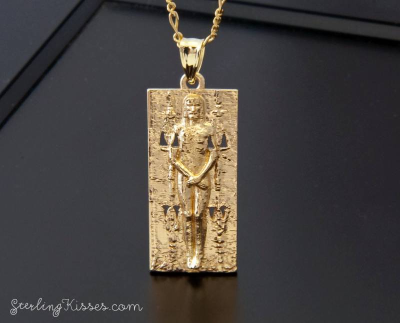 Grabtuch Von Turin Anhänger Massiv 585 Gelbgold von SterlingKisses