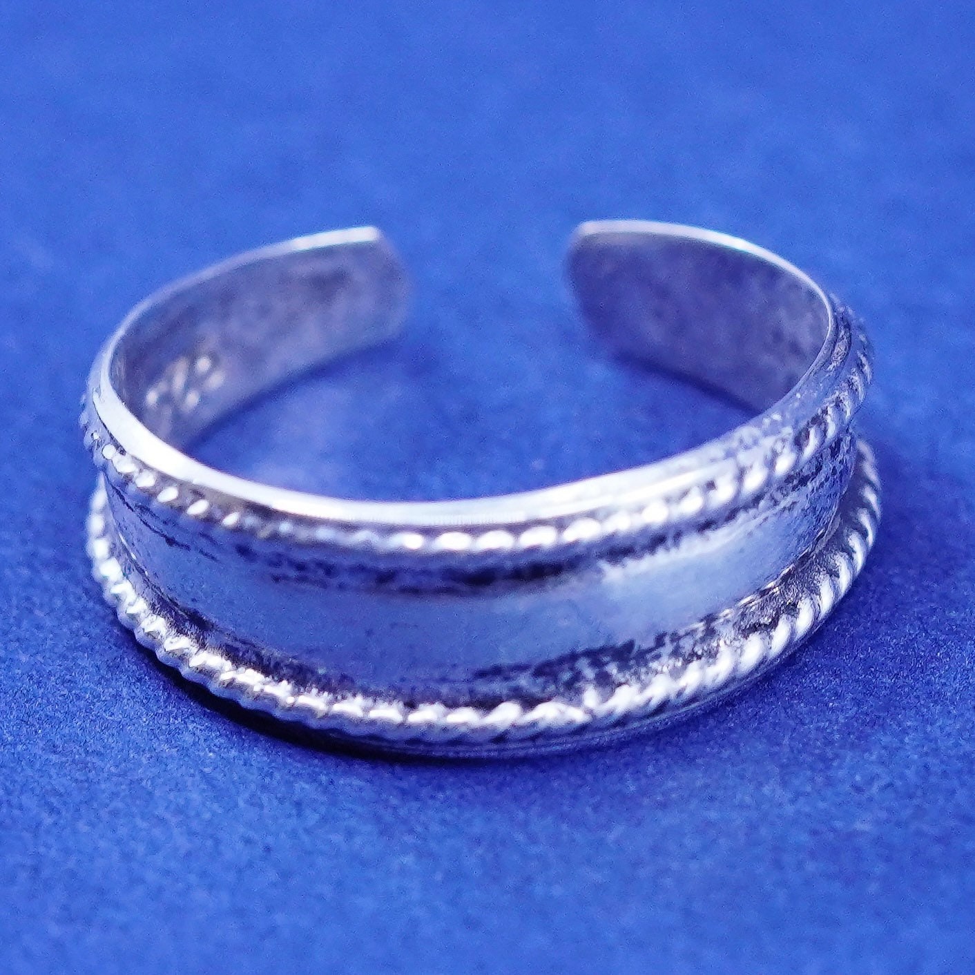 Größe 3, 5, Vintage Sterling Silber Handarbeit Ring, 925 Band Mit Kabel, Gestempelt 925, Offenes von SterlingLoverShop