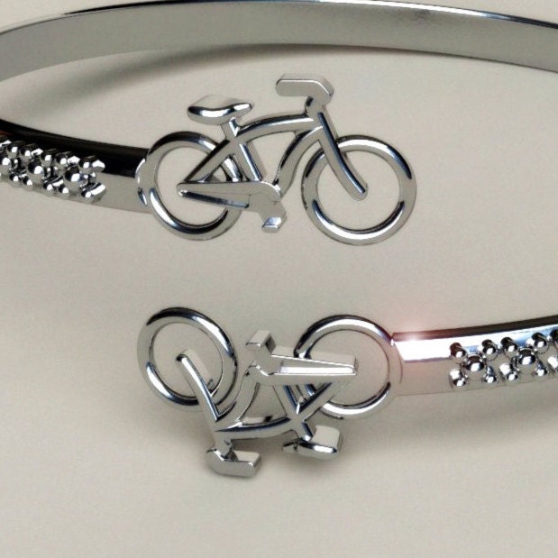 Fahrradarmband - Massives 92, 5 Sterling Silber Jede Größe Fahrradarmband - Massives 92, 5 Sterling Silber Jede Größe von SterlingSilverBits