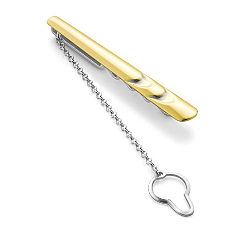 Herren Krawattennadel Aus Vergoldetem 925 Silber Mit Kette von STERLL