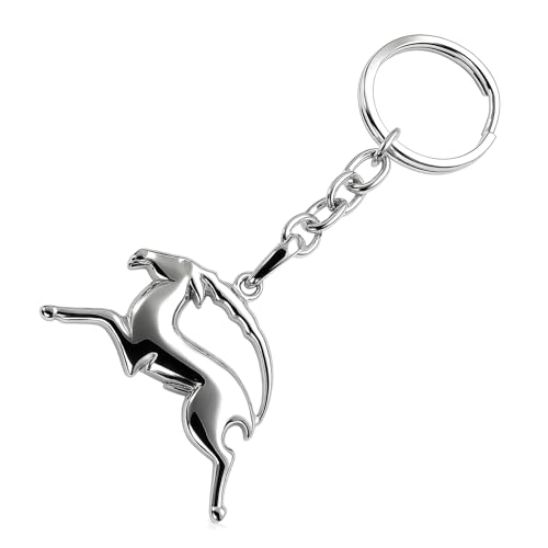 STERLL Silberner Schlüsselanhänger Mit Zodiac-Design Für Herren von STERLL