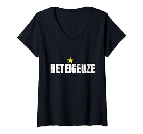 Damen Sternenexplosion Beteigeuze Astronomie Hobby Astronom T-Shirt mit V-Ausschnitt von Sternbild Beteigeuze Orion