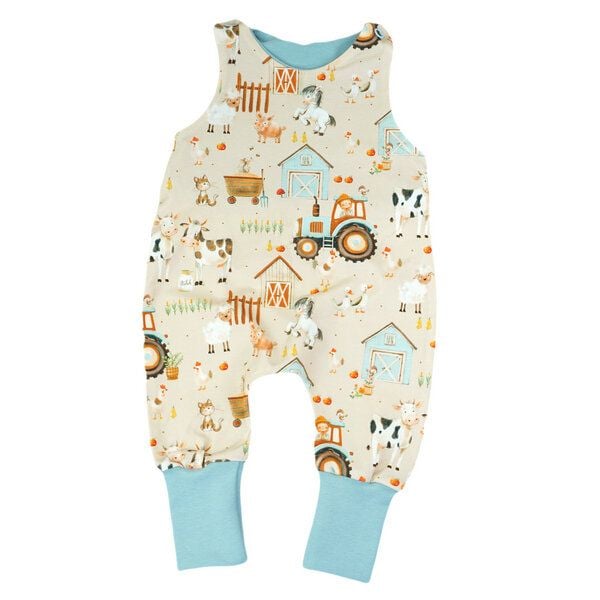 Sternchenwolke BIO Strampler "Auf dem Land" von Sternchenwolke