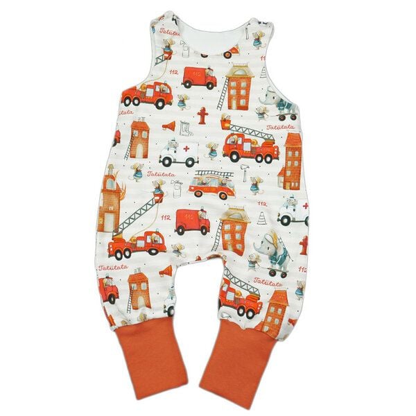 Sternchenwolke BIO Strampler "Tatütata" von Sternchenwolke