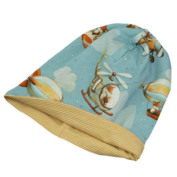 Sternchenwolke BIO Wendebeanie/Mütze "Fliegender Fuchs" Sternchenwolke BIO Wendebeanie/Mütze "Fliegender Fuchs" von Sternchenwolke