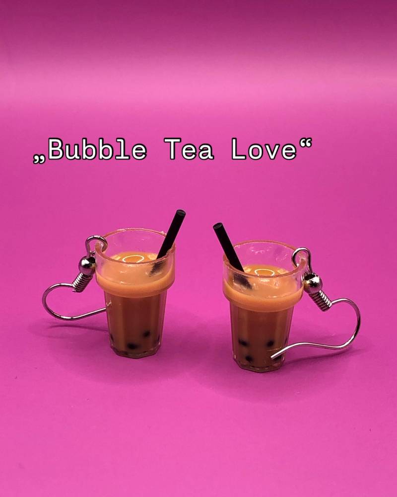 Bubble Tea/Coffee Ohrringe - Ohrschmuck Ohrhänger von Sternenmeerat