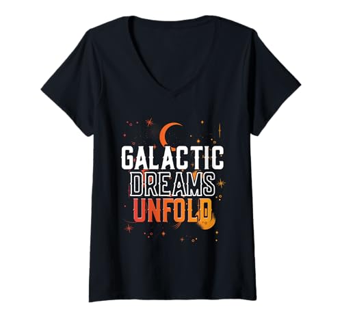 Damen Astronom Sterngucker Stargazer T-Shirt mit V-Ausschnitt Damen Astronom Sterngucker Stargazer T-Shirt mit V-Ausschnitt von Sterngucker Sternguckende Astronomen