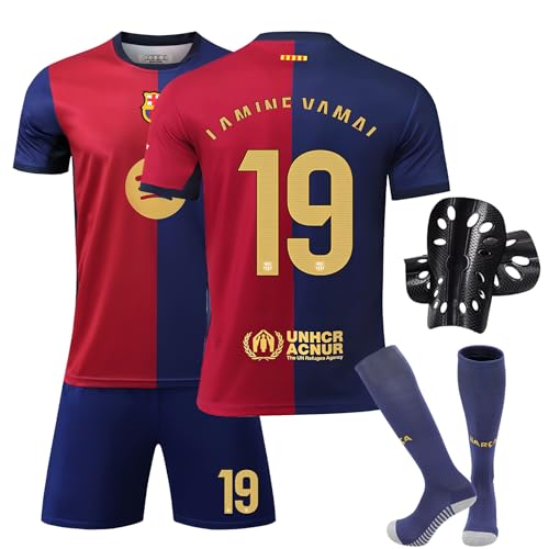 Sternstunde Trikot Sets Kinder, Hause/Auswärts Fußballtrikot für Kinder,Herren Jungen Fussball Jersey Football Trikots, Sportshirt Junge Football Training Tshirts Shorts (B01, 12-13 Jahre) von Sternstunde