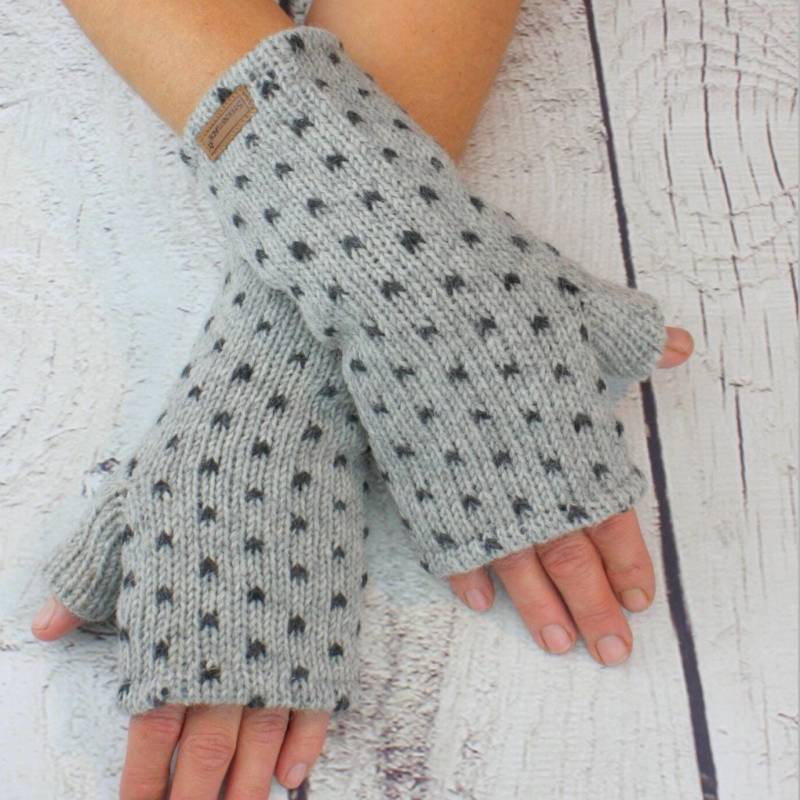 Stulpen Pulswärmer Armstulpen Handstulpen Wolle Handwärmer Winter Strick Damen Erwachsene Mann Herren von SternstundeStore