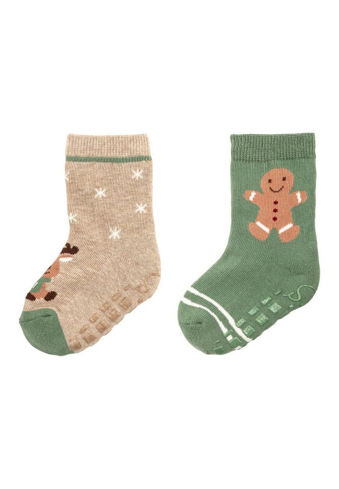 Sterntaler® ABS-Socken Sterntaler® ABS Socken 2er-Pack Weihnachten (2-Paar, 2er-Pack) von Sterntaler®