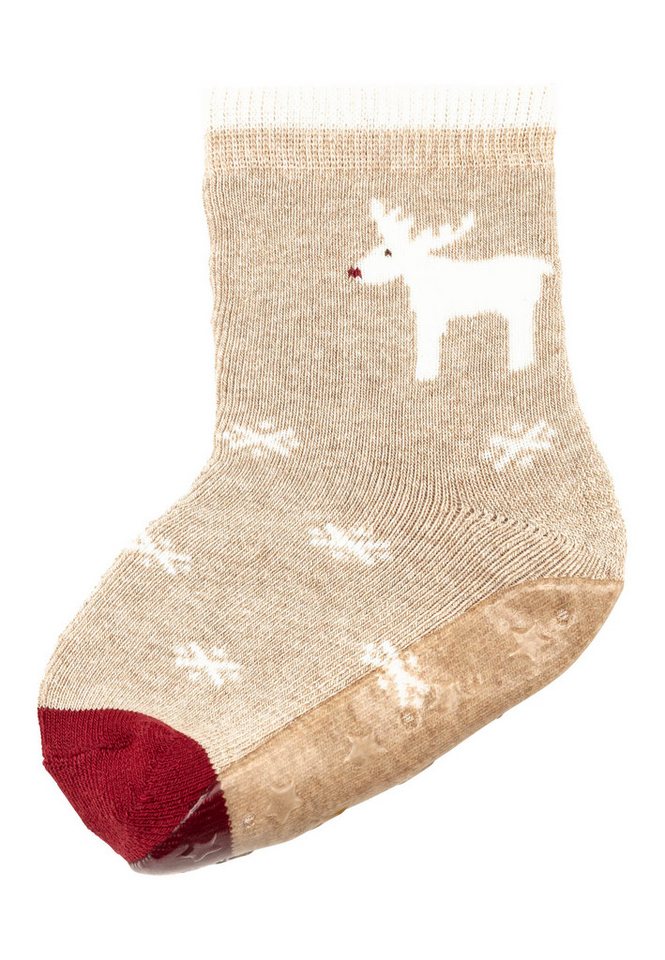 Sterntaler® ABS-Socken Sterntaler® Fliesen Flitzer SOFT Weihnachten von Sterntaler®