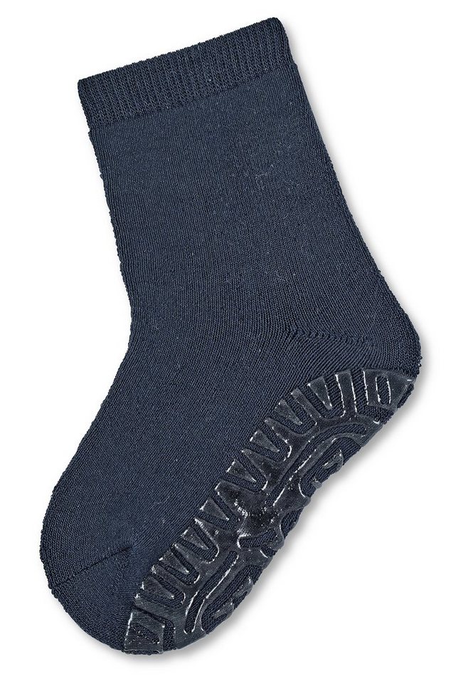 Sterntaler® ABS-Socken Sterntaler® Fliesen Flitzer SOFT uni Rutschsocken mit Vollplüsch im Sohlenbereich, ABS- Söckchen von Sterntaler®
