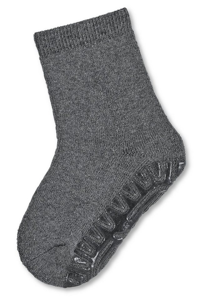 Sterntaler® ABS-Socken Sterntaler® Fliesen Flitzer SOFT uni Rutschsocken mit Vollplüsch im Sohlenbereich, ABS- Söckchen von Sterntaler®