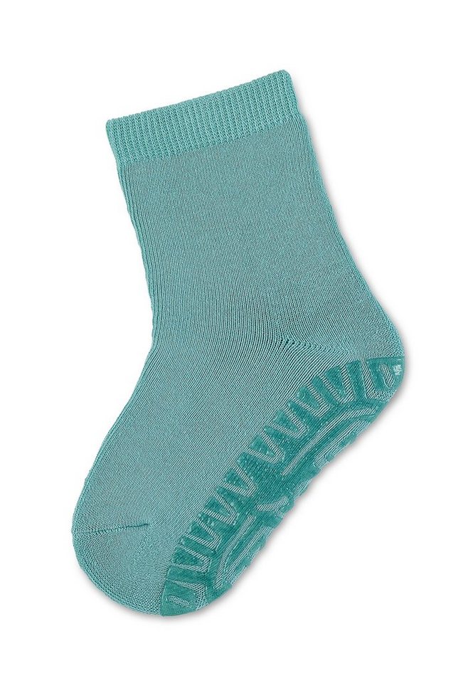 Sterntaler® ABS-Socken Sterntaler® Fliesen Flitzer SOFT uni Rutschsocken mit Vollplüsch im Sohlenbereich, ABS- Söckchen von Sterntaler®