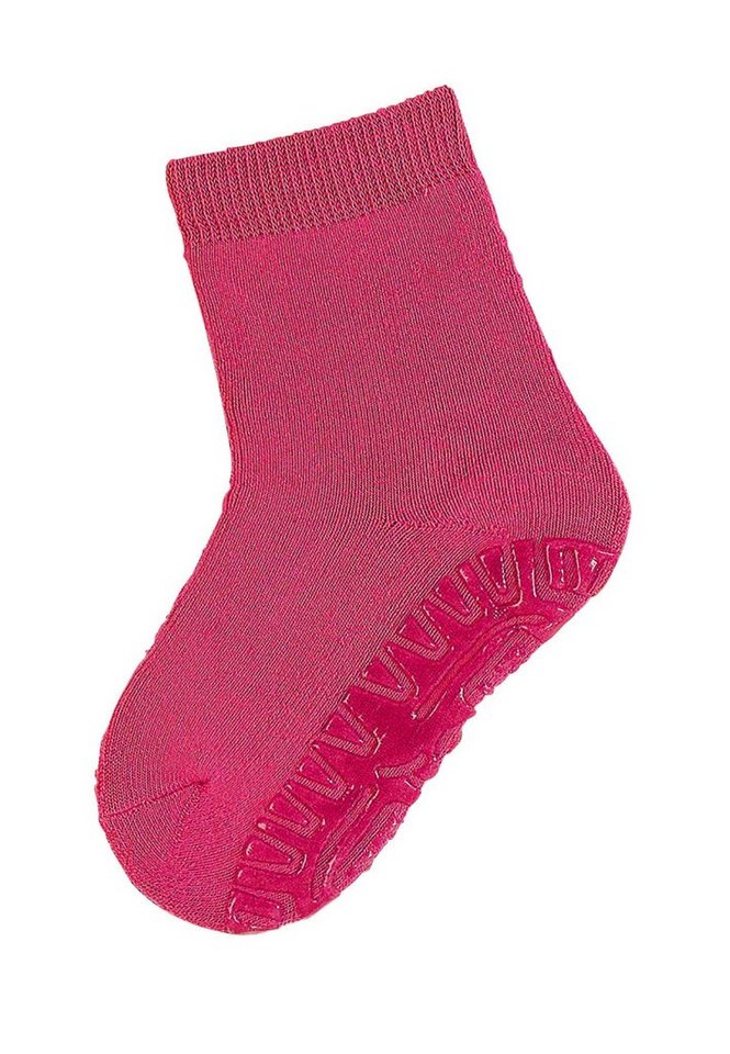 Sterntaler® ABS-Socken Fliesen Flitzer SOFT uni Fliesenflitzer Socken - Fliesen Flitzer SOFT uni Vollplüsch - Haussocken, Kuschelige Stoppersocken ab Gr 29/30 bis Gr 33/34 in sieben Basic- und Modefarben - Gummisocken - Anti-Rutsch-Sohle von Sterntaler®