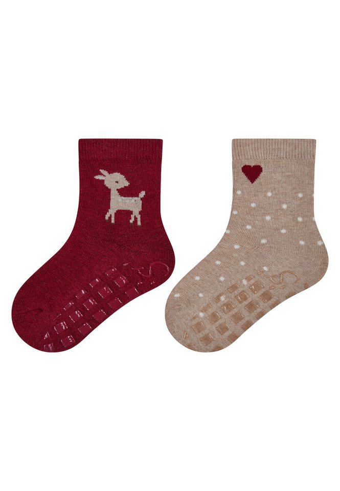 Sterntaler® ABS-Socken Sterntaler® ABS Socken 2er-Pack Reh (2-Paar, 2er-Pack) von Sterntaler®