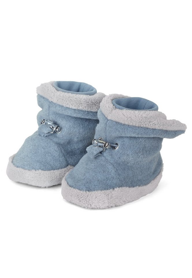 Sterntaler® Babystiefel (1-tlg) Microfleece Baby-Stiefel, Teddy-Futter, Kordelstopper, rutschfest von Sterntaler®