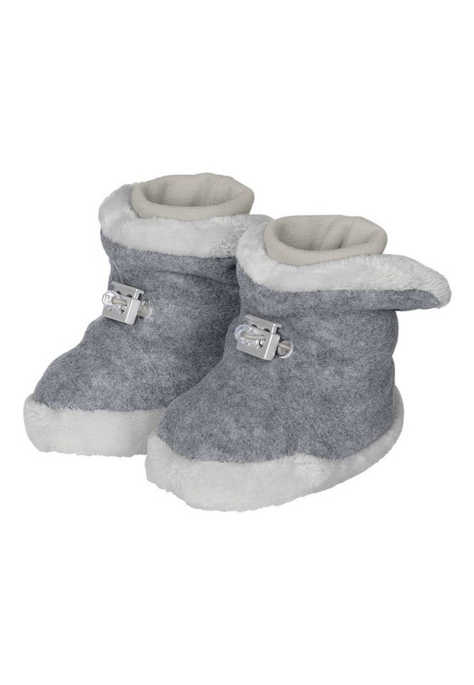 Sterntaler® Babystiefel (1-tlg) mit rutschfester Sohle und Kordelstopper, gefüttert mit Teddyflausch von Sterntaler®