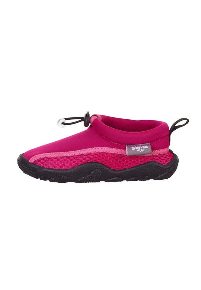 Sterntaler® Badeanzug Aquaschuh uni Badeschuh Kinder - Badeschuh Baby, Aquaschuhe Kinder mit rutschfester Sohle unifarben - Badeschuh Mädchen, Badeschuhe Kinder aus Neopren und Mesh Marine und Magenta - Badeschuh Junge - Anti-Rutsch-Sohle - aus Mesh mit Gummi von Sterntaler®