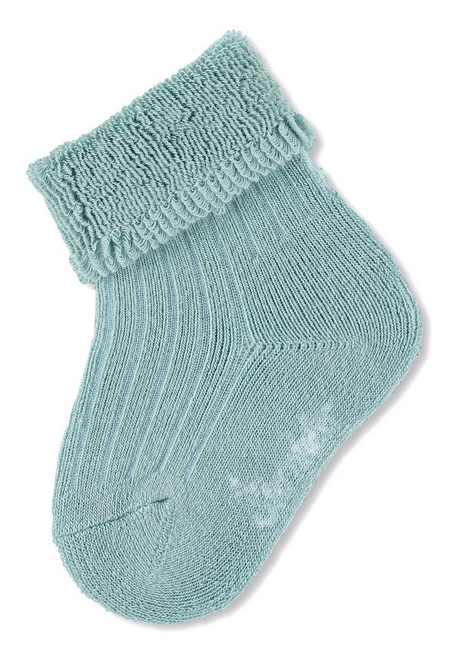 Sterntaler® Basicsocken Baby-Socken uni (Söckchen mit Vollplüsch, Kindersocken gemustert) Babysocken mit süßen Motiven, Kurzsocken mit Umschlag von Sterntaler®