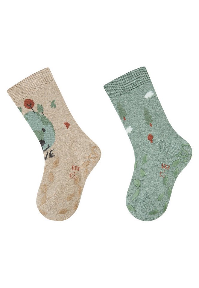 Sterntaler® Basicsocken Sterntaler® ABS Krabbelsocken 2er-Pack Save (2-Paar, 2er-Pack) von Sterntaler®