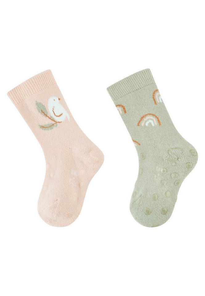 Sterntaler® Basicsocken Sterntaler® ABS Krabbelsocken 2er-Pack Vogel (2-Paar, 2er-Pack) von Sterntaler®