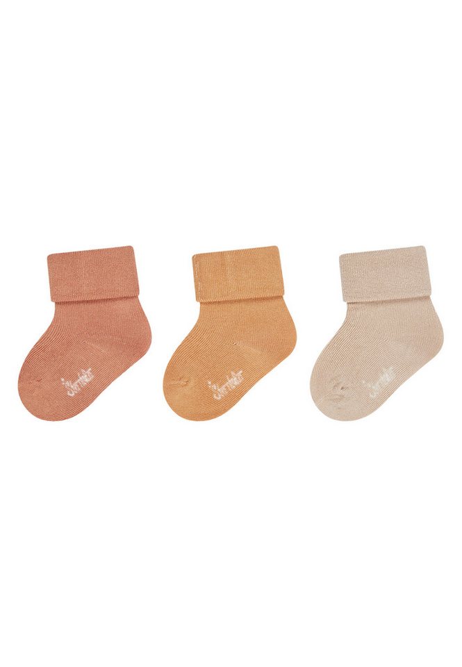 Sterntaler® Basicsocken Sterntaler® Baby Socken 3er-Pack uni (3-Paar, 3er-Pack) Baby-Socken 3er-Pack, Umschlag, Bambus-Viskose, weich & hautfreundlich von Sterntaler®