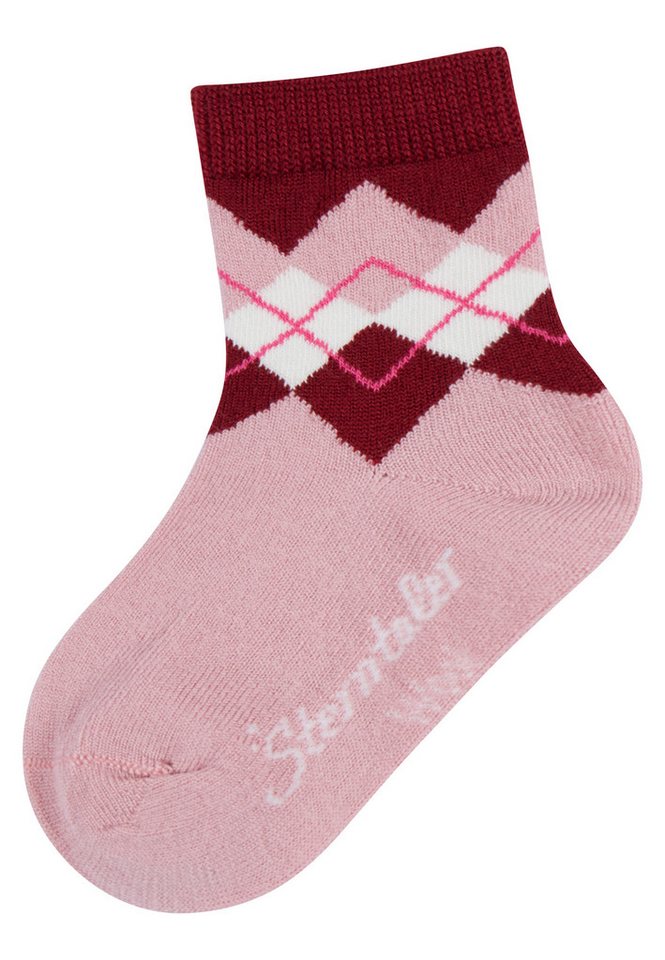 Sterntaler® Basicsocken Sterntaler® Socken Wolle Karo Socken, Basicsocken von Sterntaler®