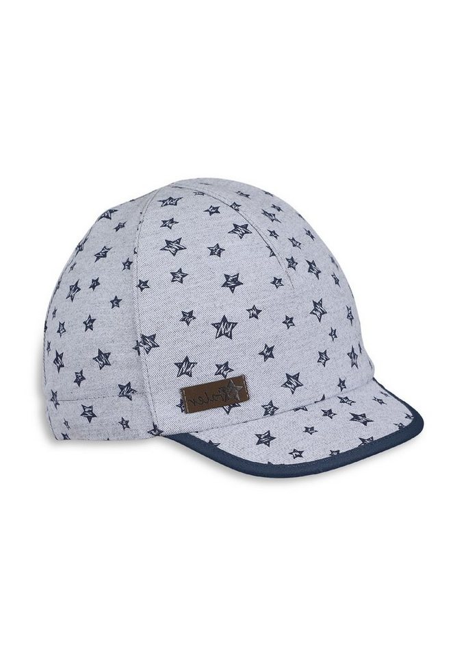 Sterntaler® Beanie Schirmmütze (1-St., Baby Hut mit UV-Sonnenschutz 50+ perfekt für den Sommer) Kindermütze aus Baumwollstoff mit Sterne-Druck von Sterntaler®