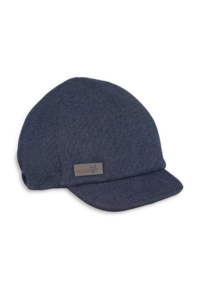 Sterntaler® Beanie Schirmmütze (1-St., Cap für Kinder mit Größenregulierung ideal für den Sommer) Kindermütze bedruckt in Jeansoptik mit UV- Schutz von Sterntaler®