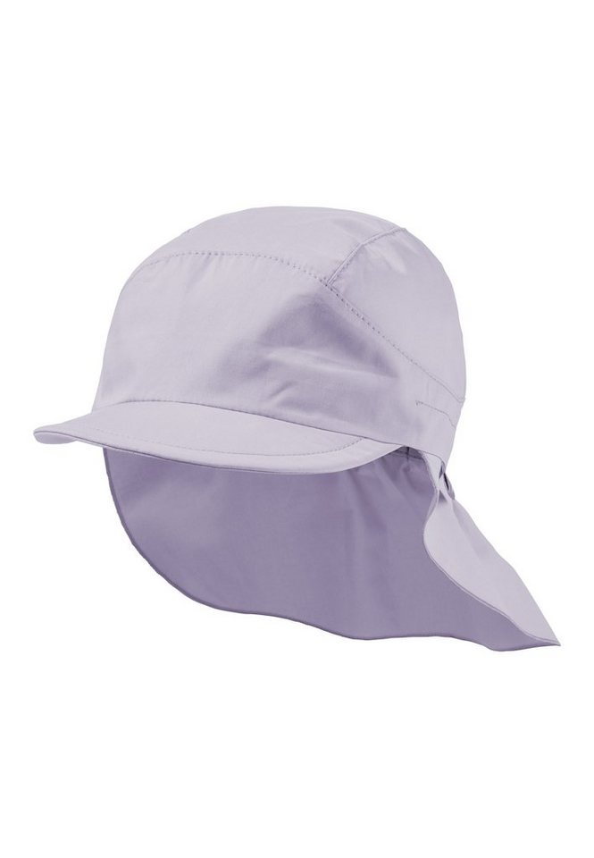 Sterntaler® Beanie Schirmmütze Nacken (1-St., Erstlingsmütze bedruckt mit Sternen UV-Sonnenschutz 50) Kindermütze mit Schirm aus UV-Popeline unifarben von Sterntaler®