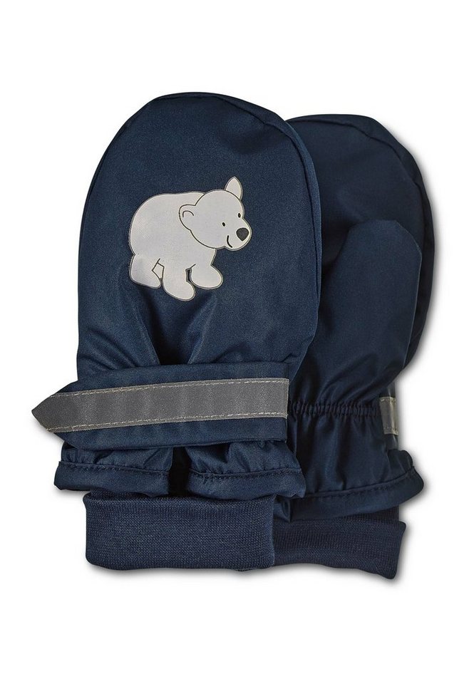 Sterntaler® Fäustlinge Fäustel Eisbär (1-St) Fausthandschuhe Kinder - Handschuhe Baby - Fäustlinge gemustert - Babyhandschuhe für kalte Tage - Kinderhandschuhe hält die kleinen Hände optimal warm von Sterntaler®