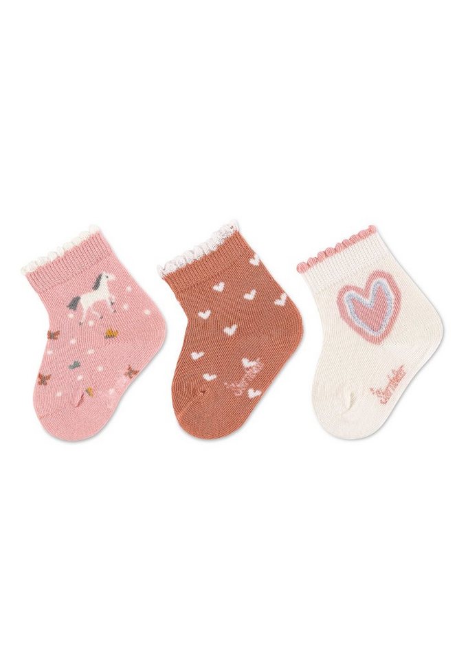 Sterntaler® Feinsöckchen Baby-Söckchen Pferd, 3er-Pack von Sterntaler®