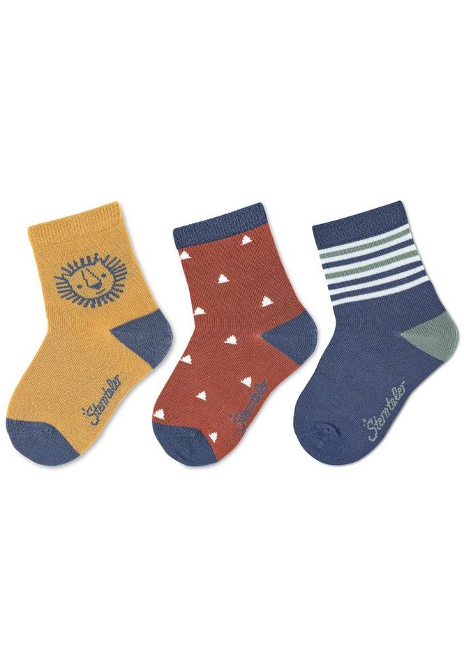 Sterntaler® Feinsöckchen Socken Löwe, 3er-Pack von Sterntaler®